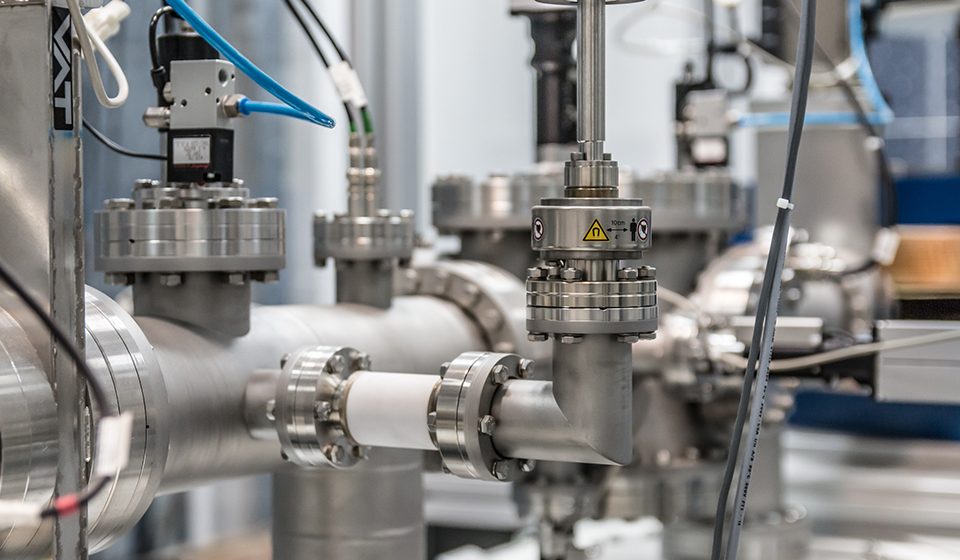 components of a central heating or industrial piping system